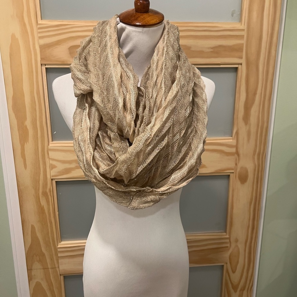 Gold Infinity Scarf